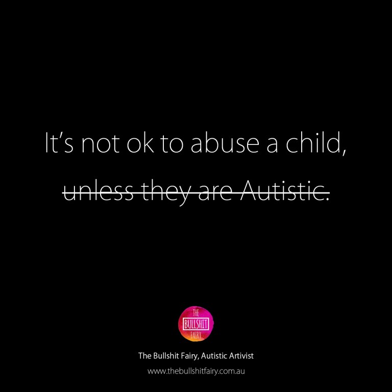 The Bullshit Fairy Quote - Child Abuse is not ok