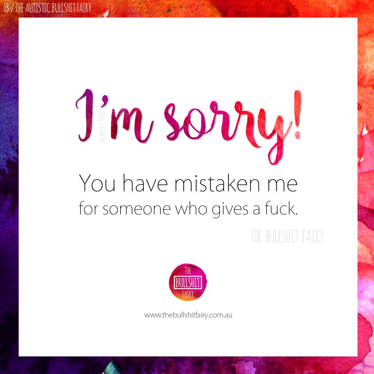 The Bullshit Fairy - No Fucks Given